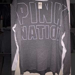 Pink nation crew neck TAG STILL ON